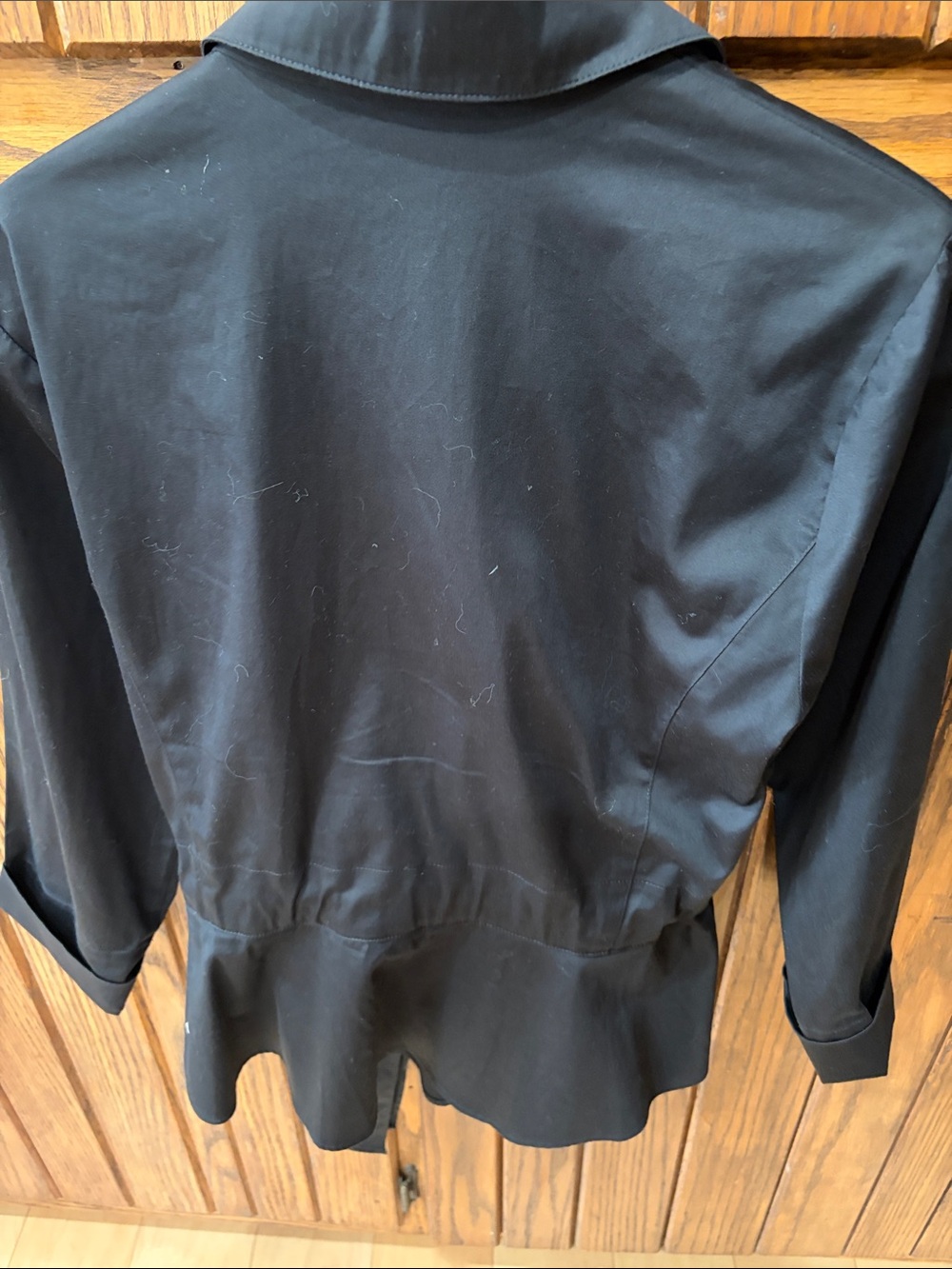Talbots Black Tie-Waist blouse
Size 12 Petite - Picture 3 of 5